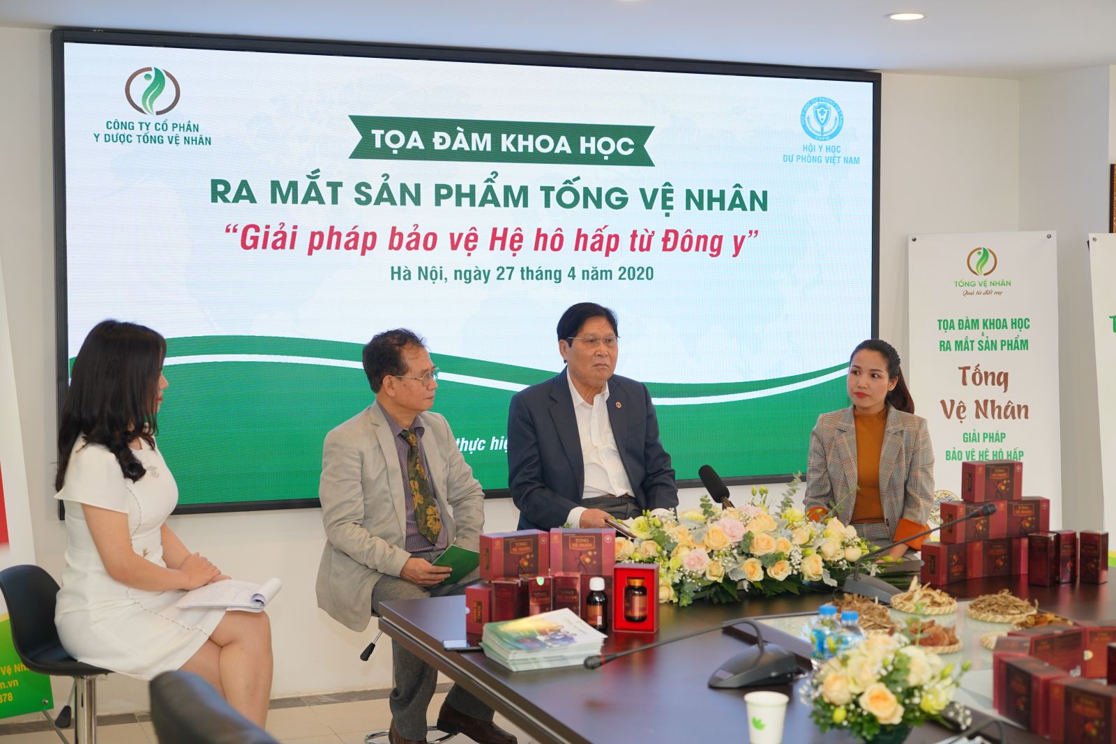 Ra mắt sản phẩm Tống Vệ Nhân – 'Giải pháp bảo vệ hệ hô hấp từ Đông y'